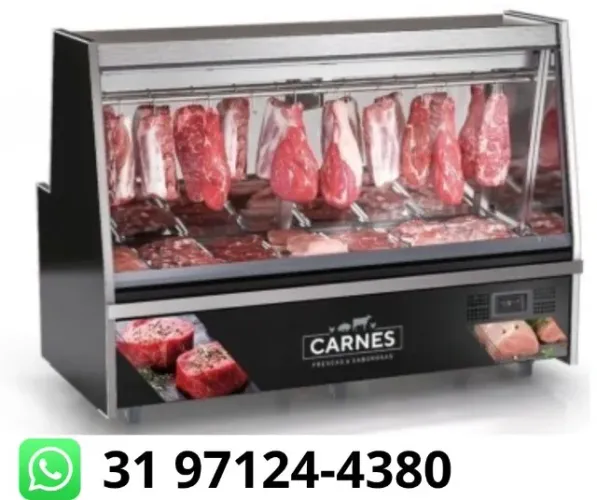 Balcão de Açougue 2M Gelopar 220v Preto