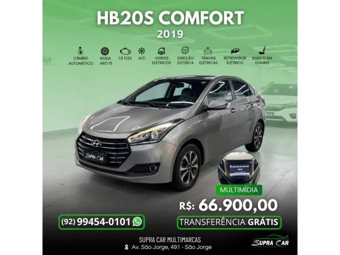 Hyundai HB20S 1 Million 1.6 Flex 16V Aut. 4P 2019