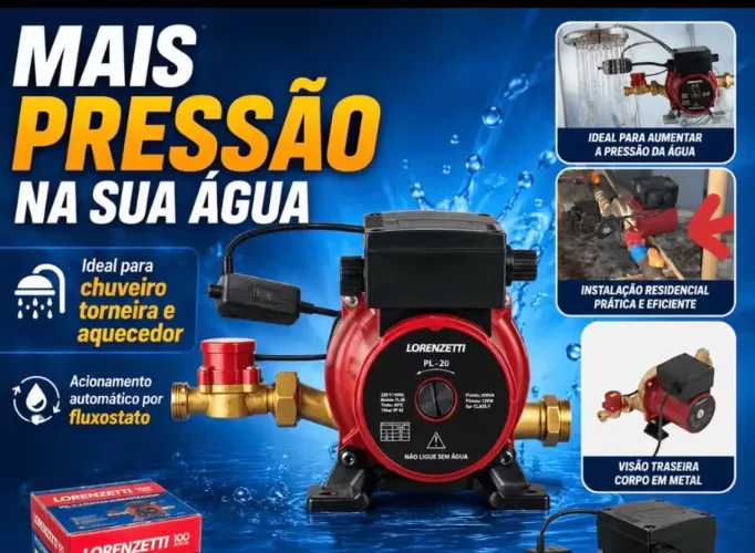 Pressurizador Lorenzetti PL20 220W 
