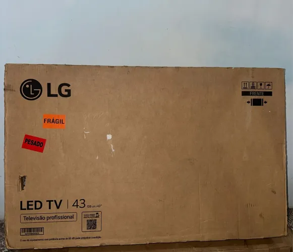 TV LG 43? Smart TV Nova na Caixa
