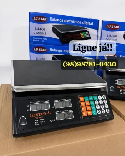 Balança Digital 40kg Nova| Entrega 3 meses Garantia 