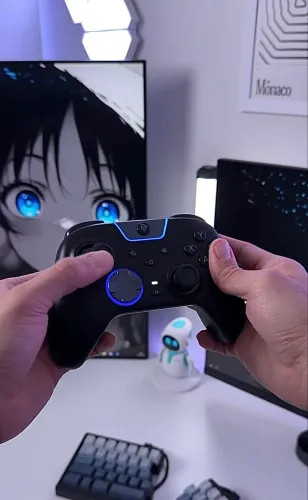 CONTROLE X05 PRO - PROFISSIONAL | BLUETOOTH + 2.4G + CABO