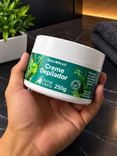 Creme Depilatório Aloe Vera 250g - Botica Brasil