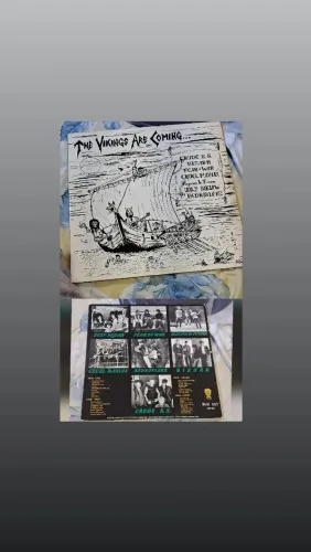 Disco Vinil Duplo coletânea The vikings are coming