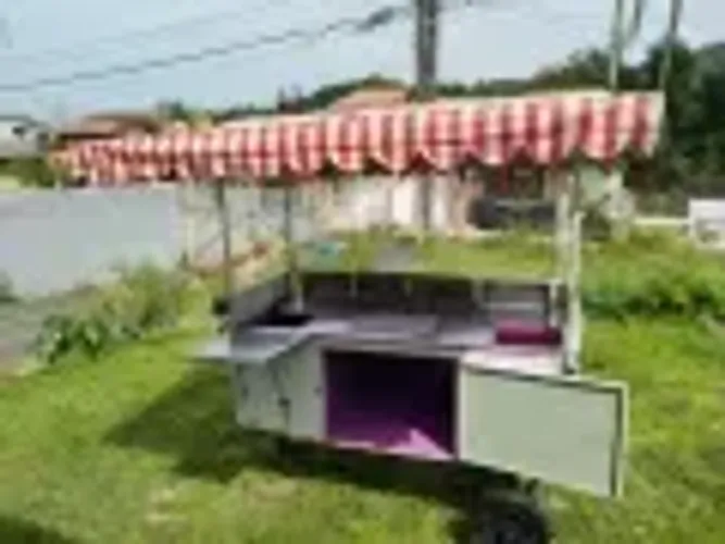 Carrinho de Hot Dog / Espetinho Completo - Estrutura Excelente