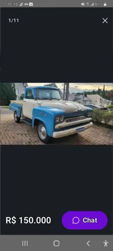 Chevrolet Pick Up Pick UP 1962