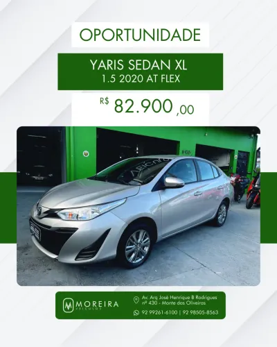Toyota Yaris XL Plus Con. Sed. 1.5 Flex 16V AUT 2020