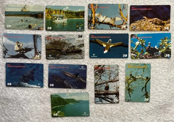 13 Cartões Telefônicos Série Fernando de Noronha  - Frete R$ 10,00