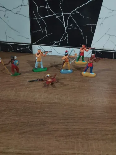 índios em chumbo padrão  Gulliver forte Apache