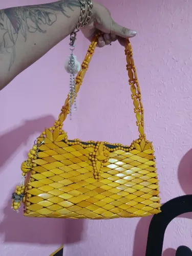 Bolsa Indigena Madeira de lei