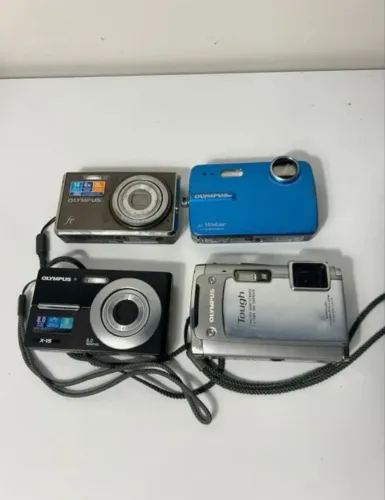 lote de câmeras digitais olympus no estado para conserto