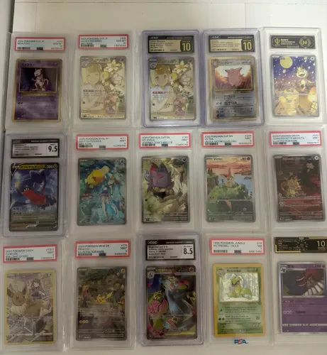 Cartas graduadas de Pokémon