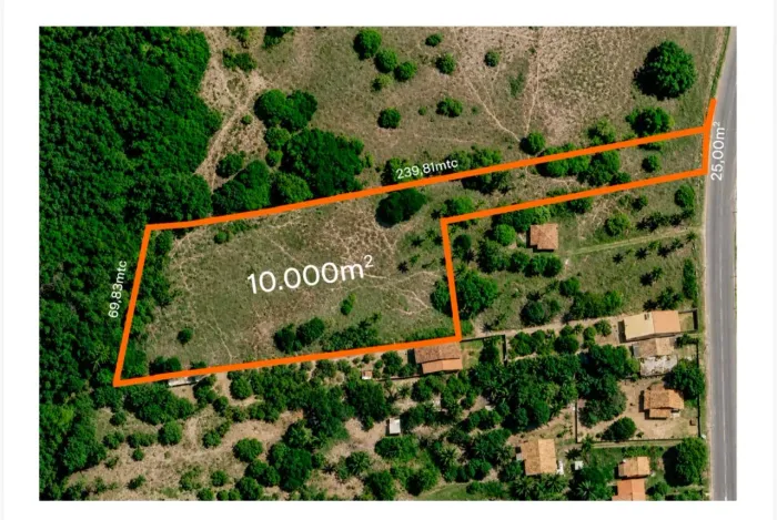 Terreno 10.000 m² Barra dos Coqueiros / Investimento / Escriturado