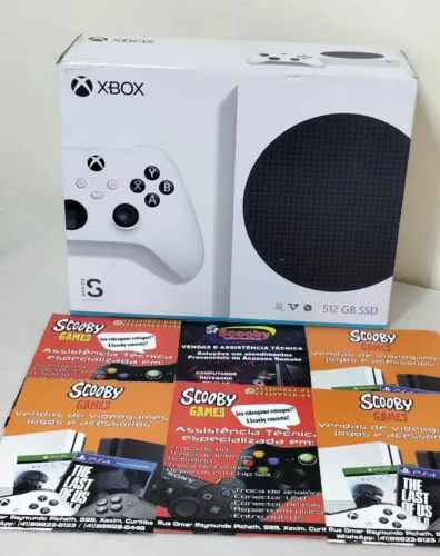 XBOX SERIES NOVO, LACRADO, GARANTIA 1 ANO, LOJA