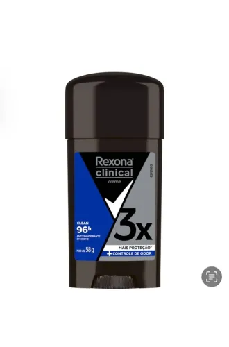 Rexona Clinical Antitranspirante Creme Clean 58G