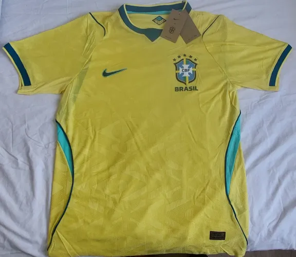 Camisa Seleção Brasileira Versão Jogador Premium Nova com Etiqueta