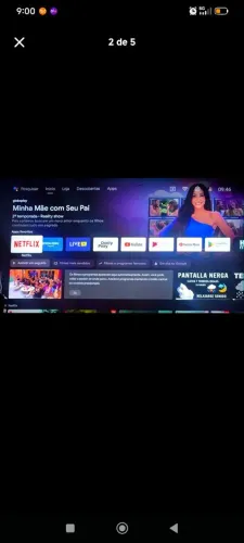 Vendo tv aiwa 55 Android <br><br>(?)<br><br>nova