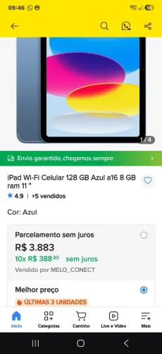 Ipad a16 128