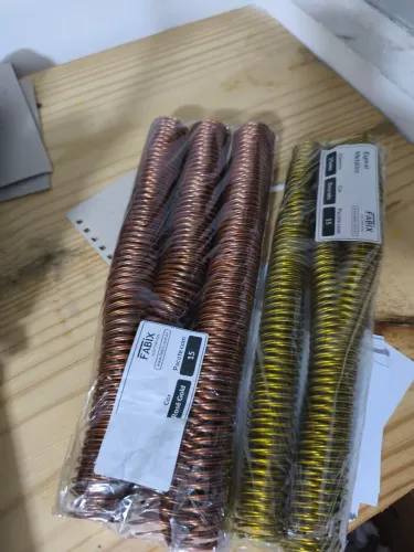 Espiral Metálica encadernação