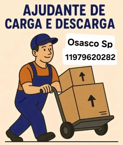 Faço Serviço de Ajudante de Carga e Descarga Osasco SP e Região