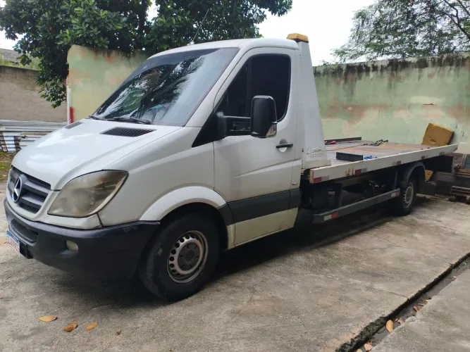 caminhao reboque plataforma Sprinter 415 2013
