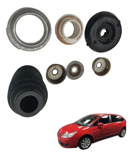 Kit Coifa Base Amortecedor Dianteiro Citroen C4 Glx 2013