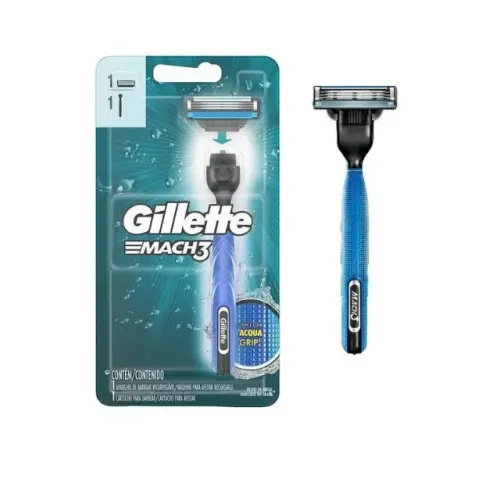 Black friday Aparelho de Barbear Gillette Mach3 com Tecnologia Avançada