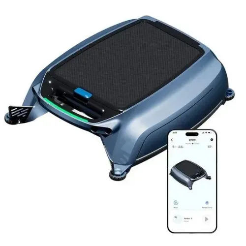 Robô Robot Airrobo QT200 Limpador de Piscina Superficie Solar Automatico Gray