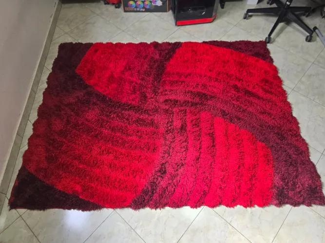 Tapete luxo 3d vermelho
