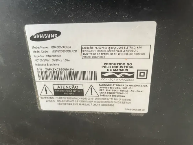 Tv Samsung não é smart 40 polegadas