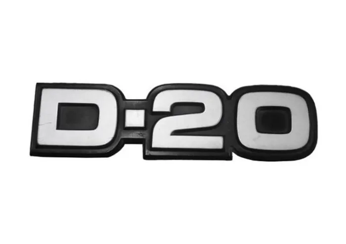 Emblema Lateral Paralama D-20 1985 À 1996 Original GM Usado
