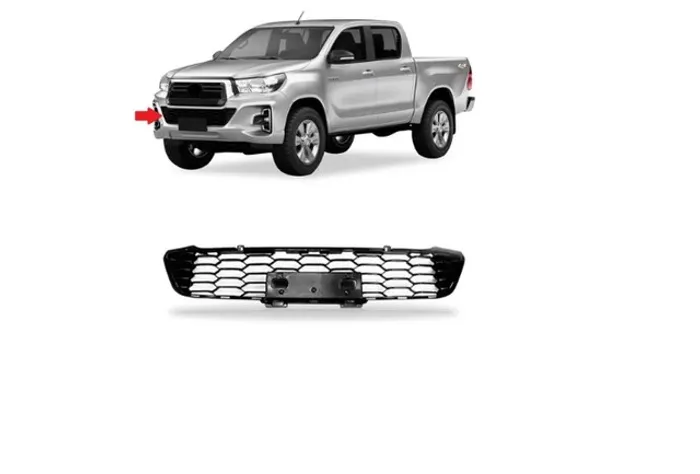 Grade Inferior Central Parachoque Toyota Hilux 2019 2020 