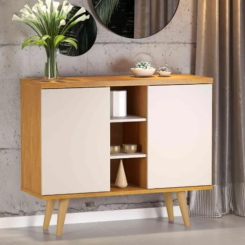 Buffet Infinito 2P Mel.Off White Até 12x - Frete Grátis