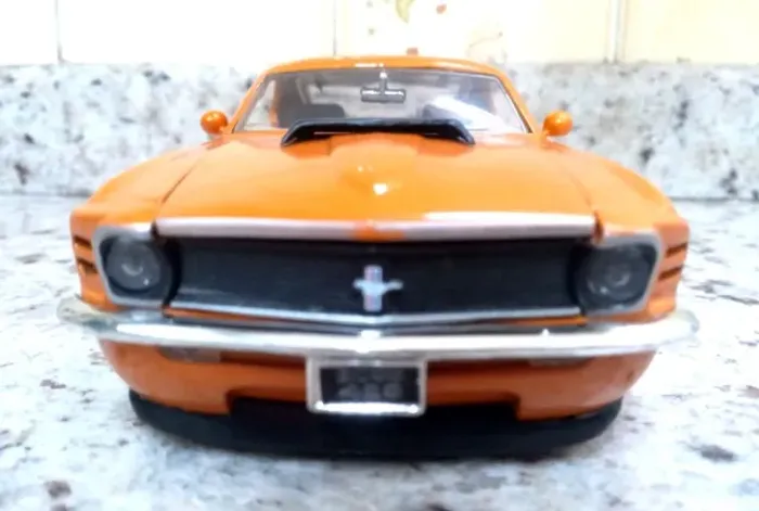 1970 Ford Mustang Boss- 1/24 Laranja Jada Big Time Muscle