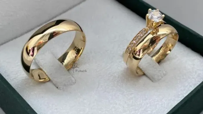 Alianças em Ouro 18k