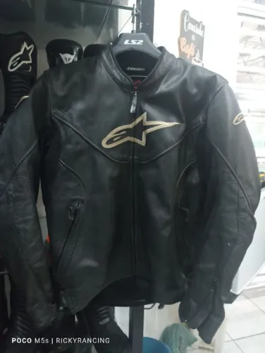 Jaqueta alpinestars de couro 56 Eur ventilada 