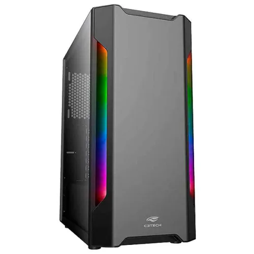Gabinete Gamer Torre Com Lateral em Vidro, RGB, Sem Fonte - C3Tech  em São Luís ma 