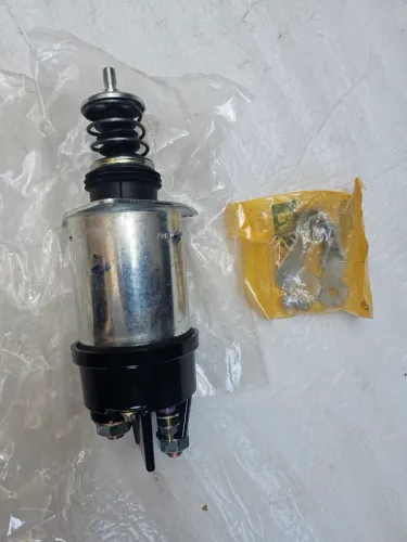  escavadeira carregadeira trator caterpillar solenoide automático motor partida 2068784