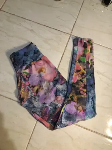 Calça legging colorida