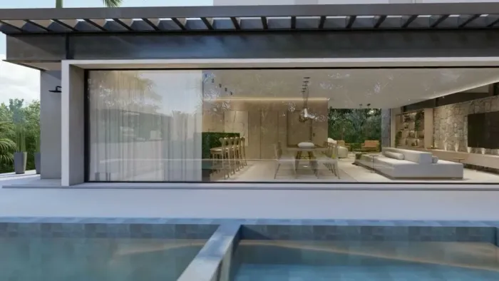Residência em término de construção à Venda no Condominio Iporanga em Guarujá.