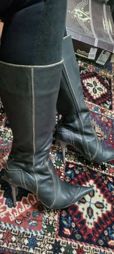 Bota de couro Jorge além, 36