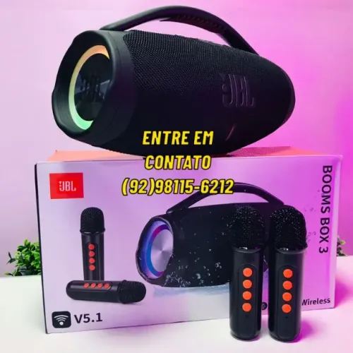 Jbl Caixa de Som Bombox 3 38cm -Entregas 9h as 22h