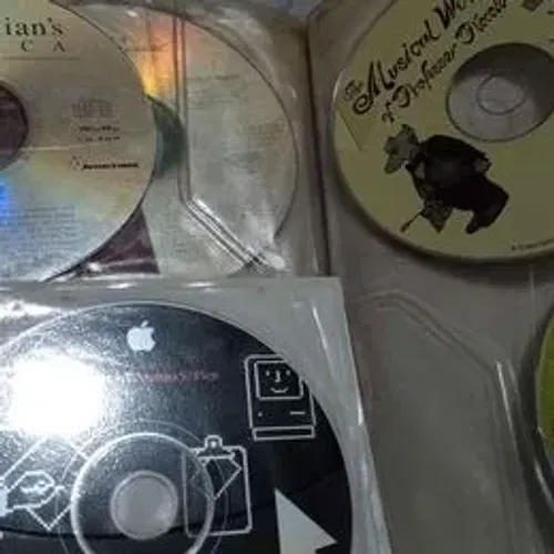 9 CD-ROMs antigos raridades para Macintosh