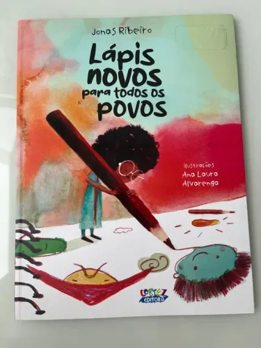 Livro  Lápis novos para todos os povos   - Jonas Ribeiro - Autografado