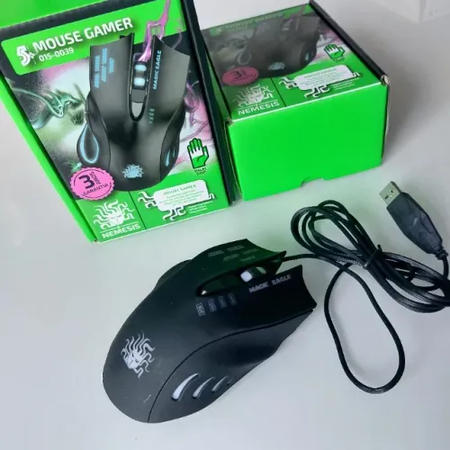 PRONTA ENTREGA | Mouse Gamer Laser Nemesis 2400Dpi 6 Botões