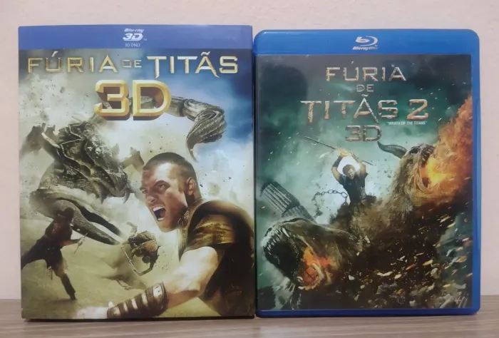 Fúria de Titãs 1 e 2 - Blu-Ray 3D