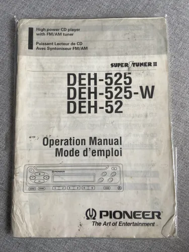 Manual Pionner DHE-525