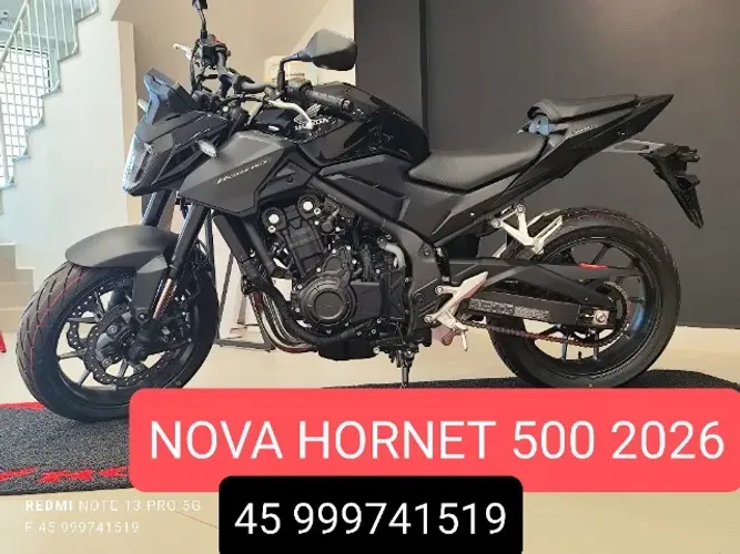 Hornet 500 2026 otima moto garantia 3 anos