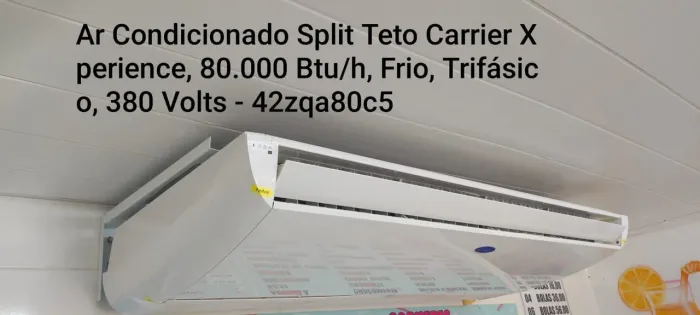 Ar condicionado split teto Carrier