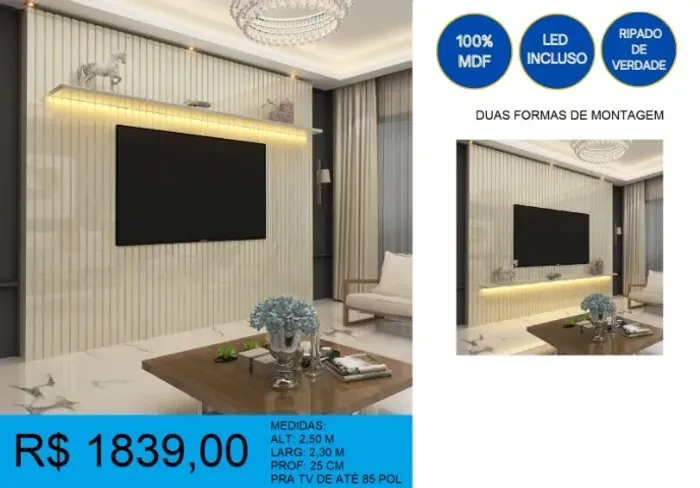 Painel de tv - aproveite